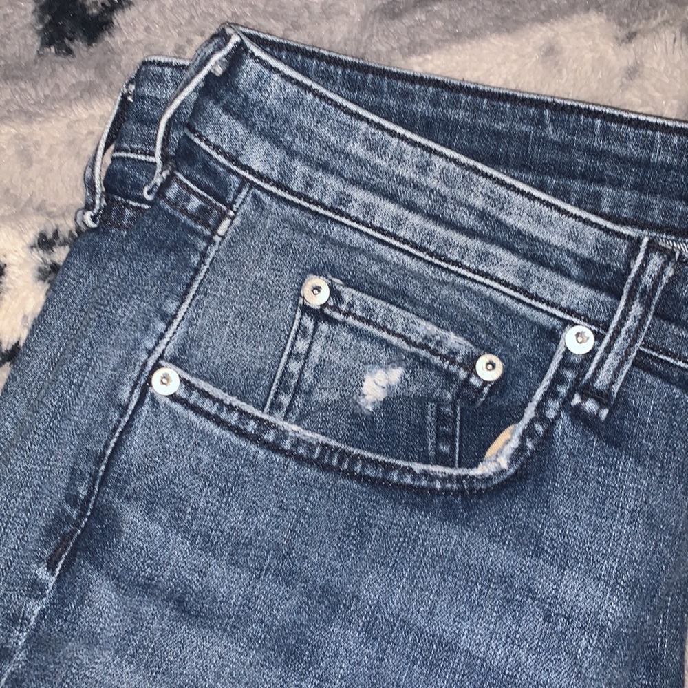rag & bone DRE Low-Rise Slim Distressed Boyfriend Jeans — 31 - Picture 11 of 14